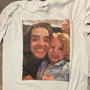 White Custom Aaron Carpenter shirt